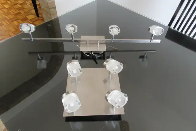 Duo Luminaires de plafond avec 4 globes halogènes in Indoor Lighting & Fans in Longueuil / South Shore - Image 2