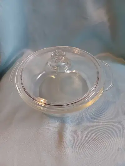 Vintage Fire King 1.5 quart casserole dish, View more
