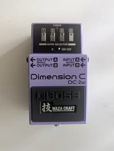 Boss Dimension-C WazaCraft Guitar Pedal Modulation $275, View more