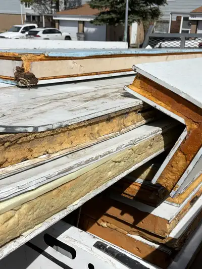 Walk in Cooler or freezer panels I have 12 of them one is a gate or door. I use these panels for my...