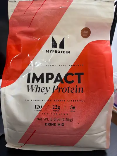 Whey protein- 5.5lb Salted Caramel completely sealed. Selling because bought one extra by mistake