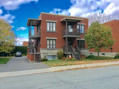 Quartier Est , tranquille dans un triplex bien situé( entre King et Conseil) Demi sous sol , 9e Ave...