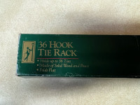 NEW 36 Hook Tie Rack