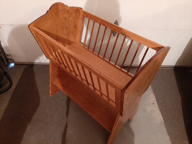 Oak Cradle and Stand in Cribs in Abbotsford - Image 2