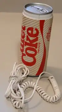 Vintage 1985 Diet Coke Can Shaped Landline Telephone