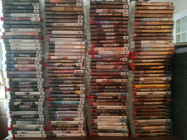 PS3 games. Also PS4 PS2 PS1 XBOX Nintendo etc (updated Apr 7/24 in Sony Playstation 3 in Markham / York Region