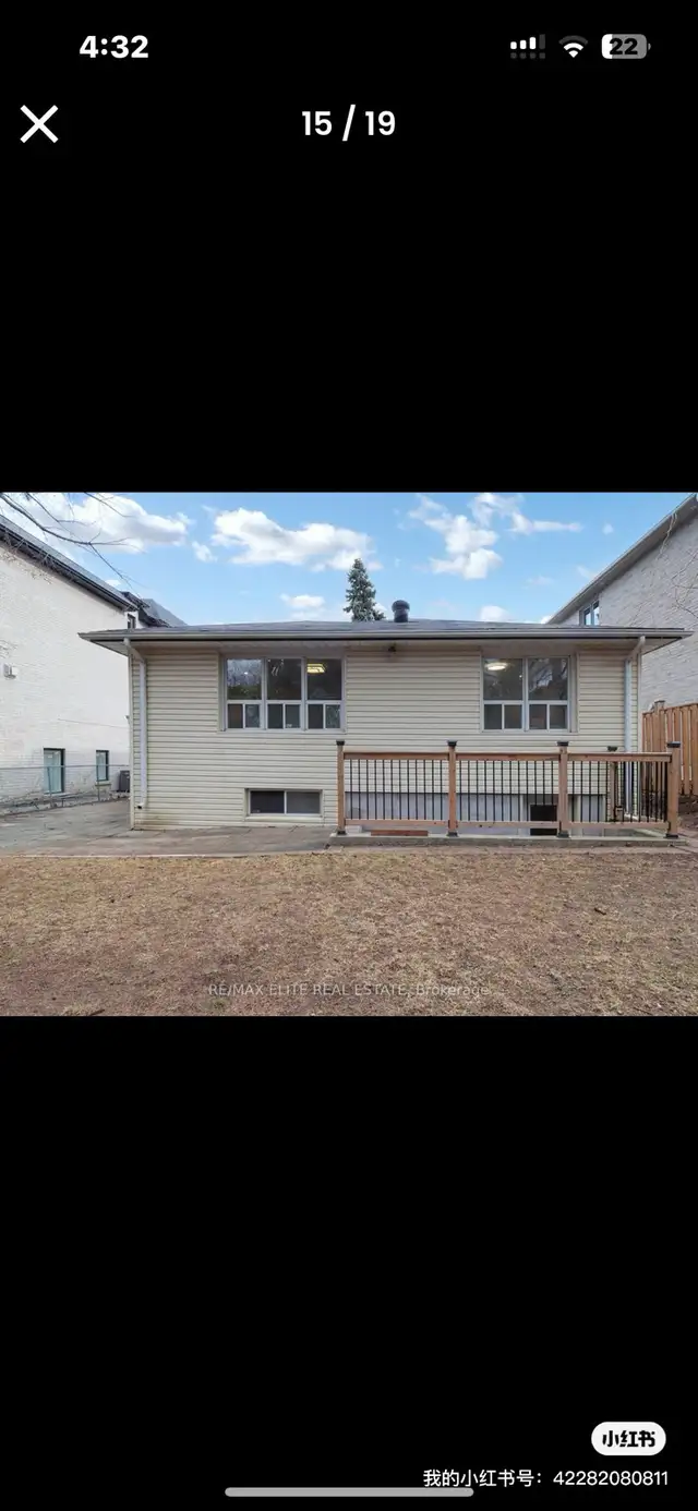 North York basement bedroom for rent