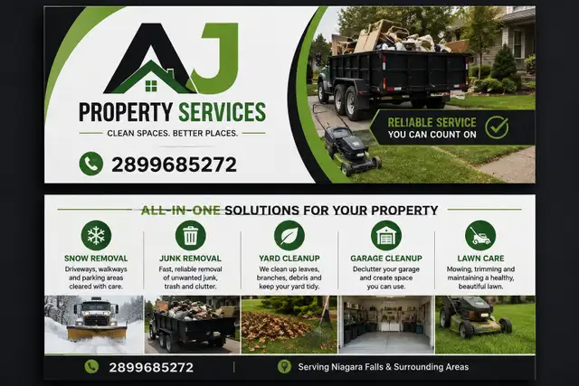 AJ Property Services @ 2899685272