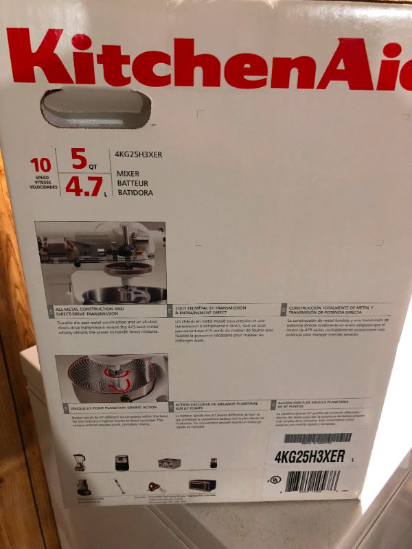 KitchenAid® Pro HD Series 5 Quart Bowl-Lift Stand Mixer in Processors, Blenders & Juicers in Winnipeg - Image 3