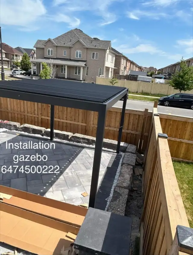 assembly gazebo  in Patio & Garden Furniture in Markham / York Region - Image 5