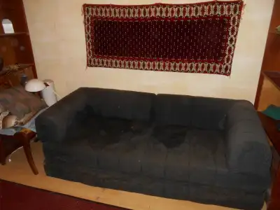 Used IKEA couch, opens up as twin size bed, View more