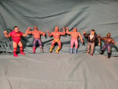 Lutteur wrestling hogan ,mr. Fuji, jesse ventura,  volkoff ect, View more