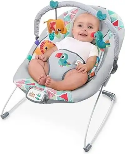 Bright Starts Toucan Baby Bouncer with music, View more