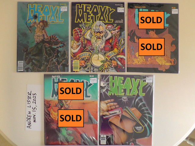 Magazines/Comics - Heavy Metal, Punisher, Bizarre Adventures in Comics & Graphic Novels in Hamilton - Image 3