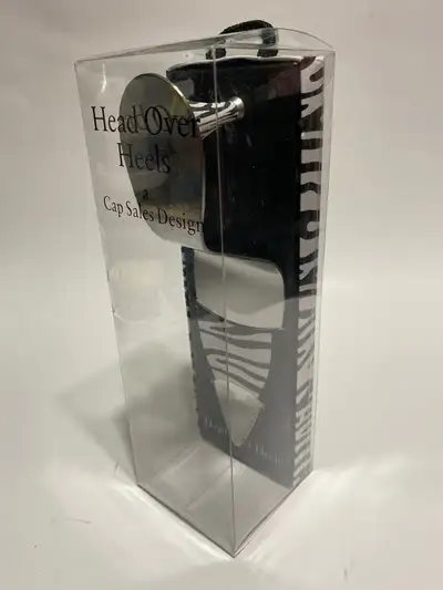 Available if posted. New zebra design “Head Over Heels” cake server utensil. Great for showers or bi...