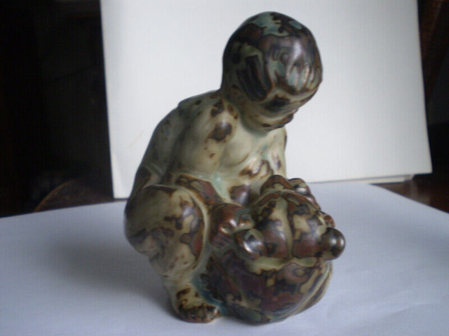Royal Copenhagen Figurine - " Boy and Bear " - #20245 - in Arts & Collectibles in Kitchener / Waterloo - Image 4