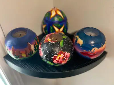 Vintage Lava Enterprises / Jerusalem Glowing Magma Candles (4), View more