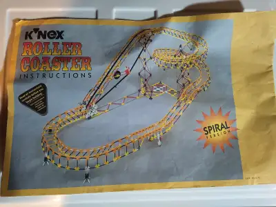 Vintage k'nex roller coaster
