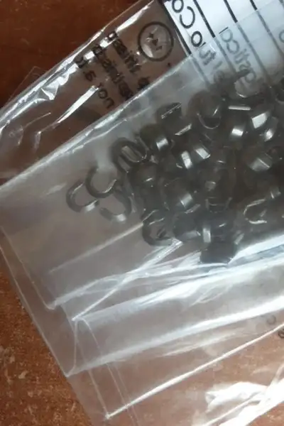 Black metal Zipper stops #5, View more