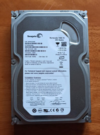 Seagate Barracuda 7200.10 250GB Internal 7200RPM 3.5"  HDD