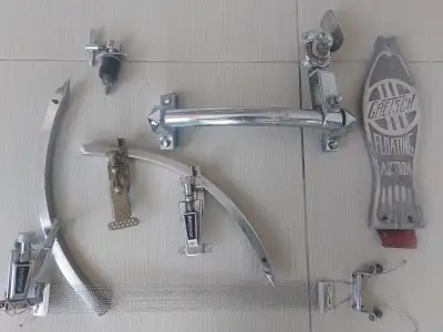 Ludwig,Rogers,Premier,Pearl,Tama vintage drum hardware and parts, View more