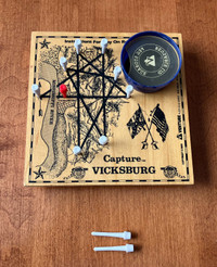 Vintage Capture Vicksburg Wooden Puzzle Game by Venture Puzzles 