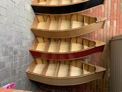 Canoe shelf, View more