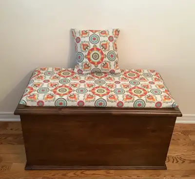Wooden Cedar Chest Bench, View more