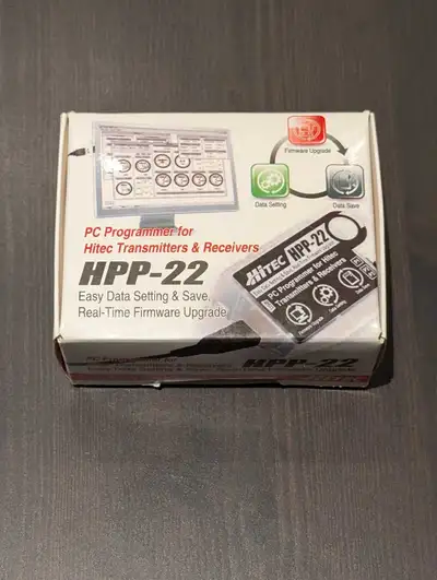 Hitec HPP-22 Programmer for receivers and transmitters. E-flite eflite spektrum futaba jeti graupner...