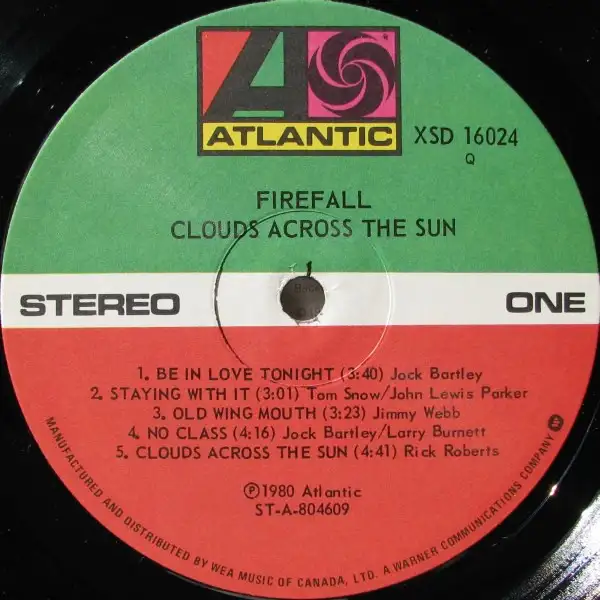 Firefall  --  Clouds Across The Sun    ** DISQUE VINYLE // VINYL in CDs, DVDs & Blu-ray in City of Montréal - Image 4