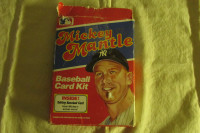 MICKEY MANTLE BASEBALL CARD KIT