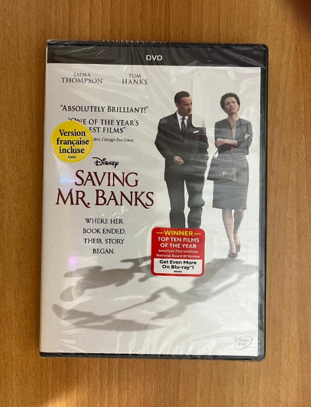 Saving Mr. Banks DVD (New). in CDs, DVDs & Blu-ray in Red Deer