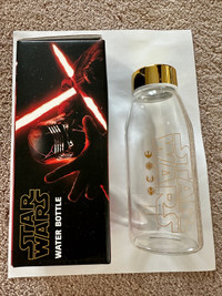 Official Star Wars Glass Bottle