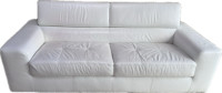 Leather Couch White