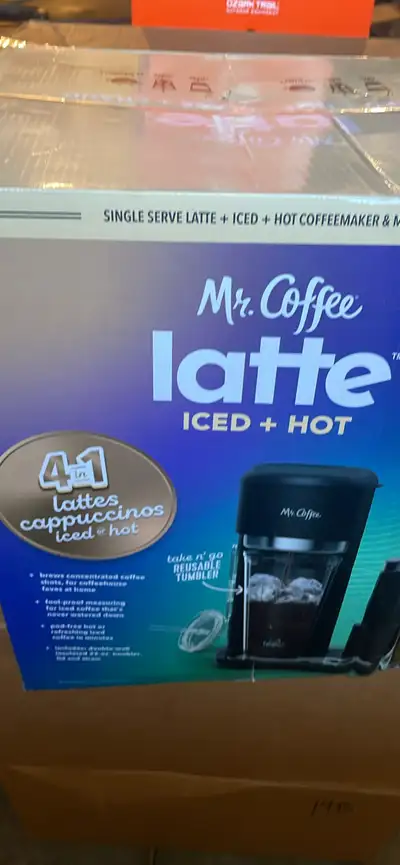 Mr. Coffee Latte Iced & Hot (New in Box), View more