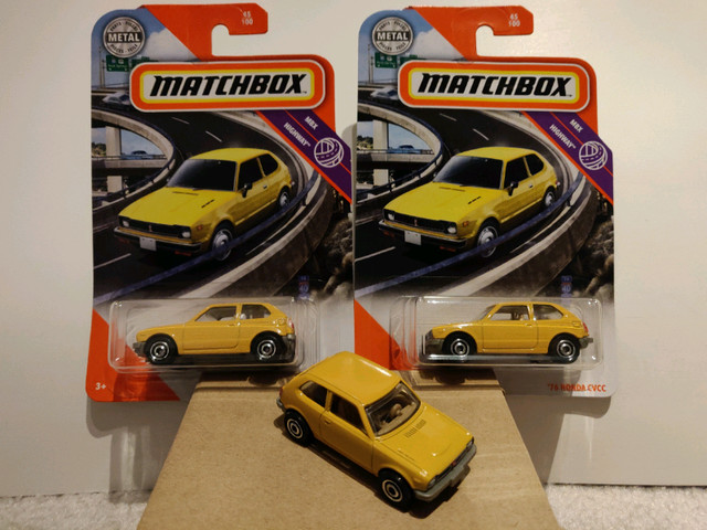 New Matchbox 1976 Honda CVCC Civic Hatchback 1:64 diecast in Toys & Games in City of Toronto - Image 2