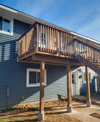 GET YOUR DECK FOR SPRING SIDING SIDEWALKS PATEOS AS WELL