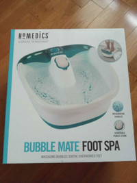 NEW homedics bubble mate foot spa