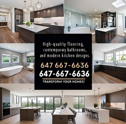 Your go-to experts for laminate flooring installation, drywalling installer backsplash, flood repair...