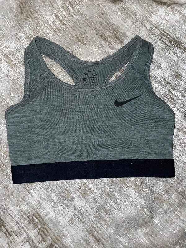 New Nike sport bra swoosh band grey/black in Women's - Tops & Outerwear in Charlottetown - Image 2