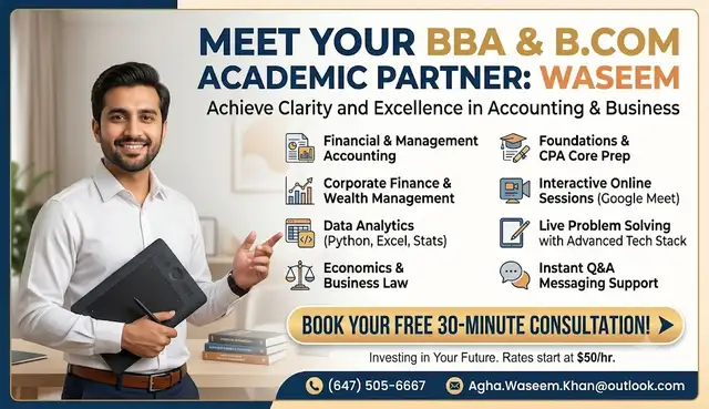 BBA and B.COM Tutor