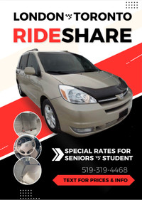 Mike's Rideshare | London - Windsor - Toronto - Niagra Region
