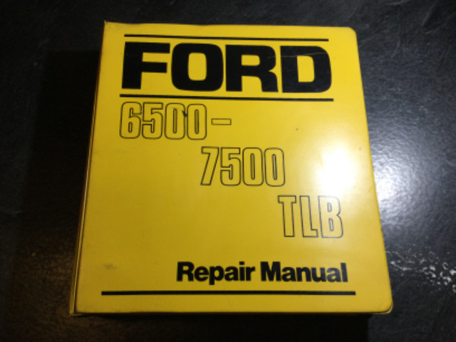 Ford 6500-7500 Tractor Loader Backhoe Repair Manual 4.2L Diesel in Non-fiction in Parksville / Qualicum Beach