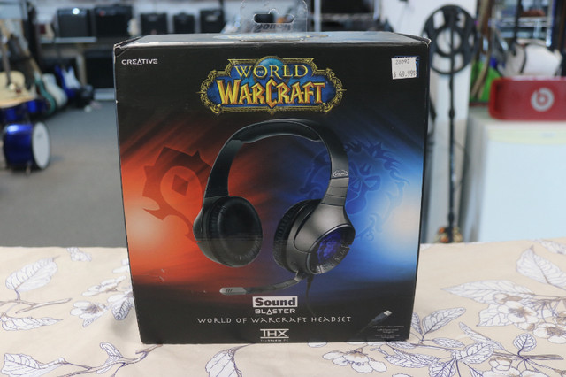 Sound Blaster World of Warcraft Wired USB Headset (#28092) in Speakers, Headsets & Mics in City of Halifax