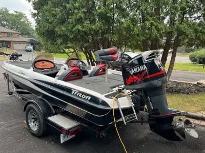 Good day, I’m selling my baby and hoping to find her a good home. 1999 Triton 180 Premier Dual Conso...