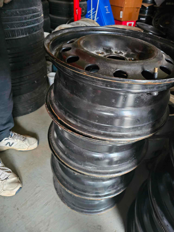 4 - 16x6.5 inch Toyota steel rims bolt pattern 5x114.3 cb 60.1 in Tires & Rims in Oshawa / Durham Region