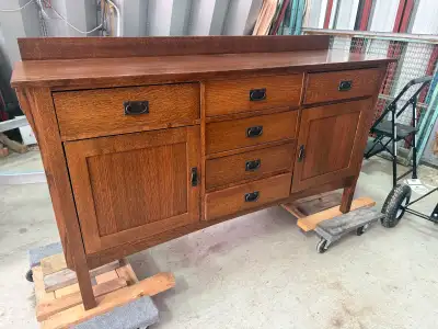 Mission Oak Sideboard, View more