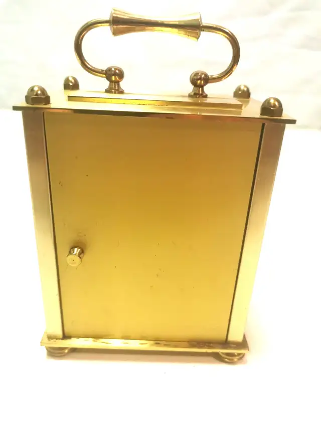Equity Quartz, Brass Table Clock, Hong Kong in Home Décor & Accents in Markham / York Region - Image 5