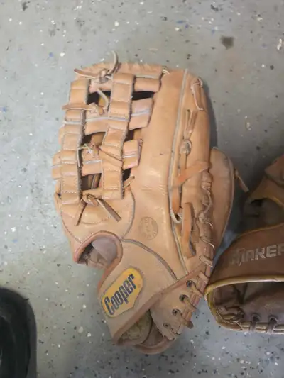 Solid, Great shape, genuine leather and stitching.