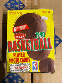 Fleer 1990 Basketball cards